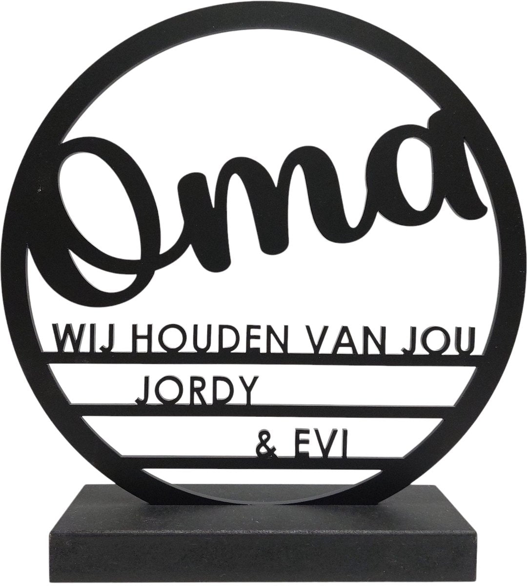 Gepersonaliseerd bord 20 cm