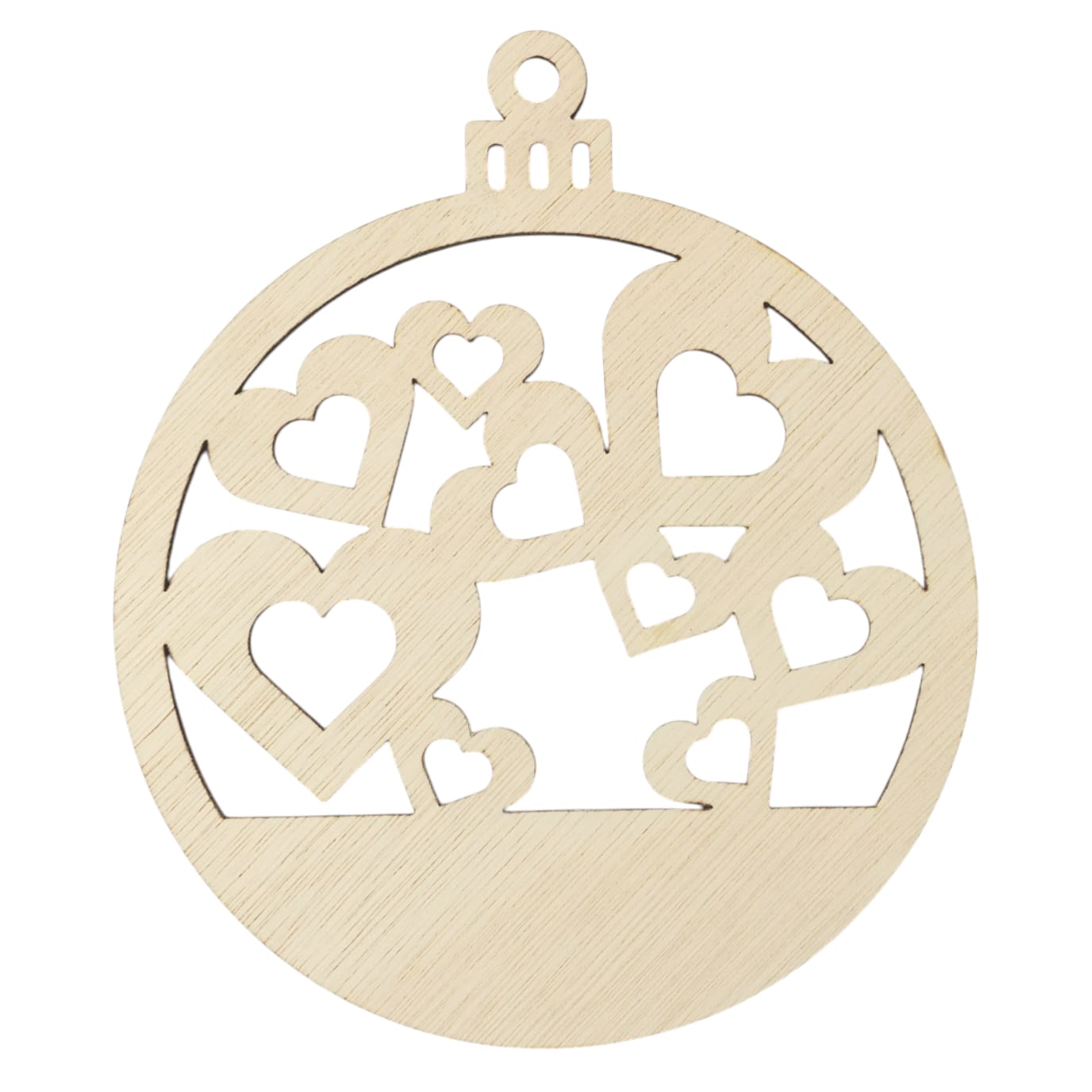 Houten kerstbal "mijn eerste kerst"