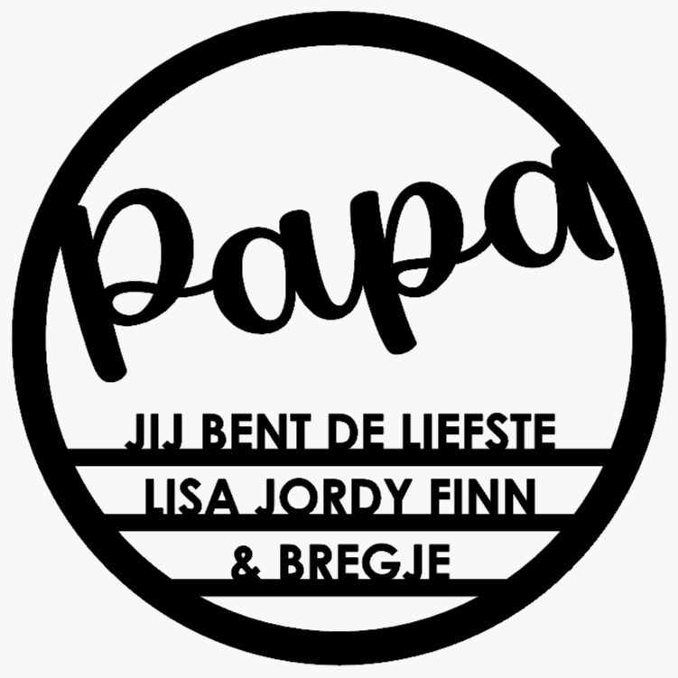 Papa bord 20 cm