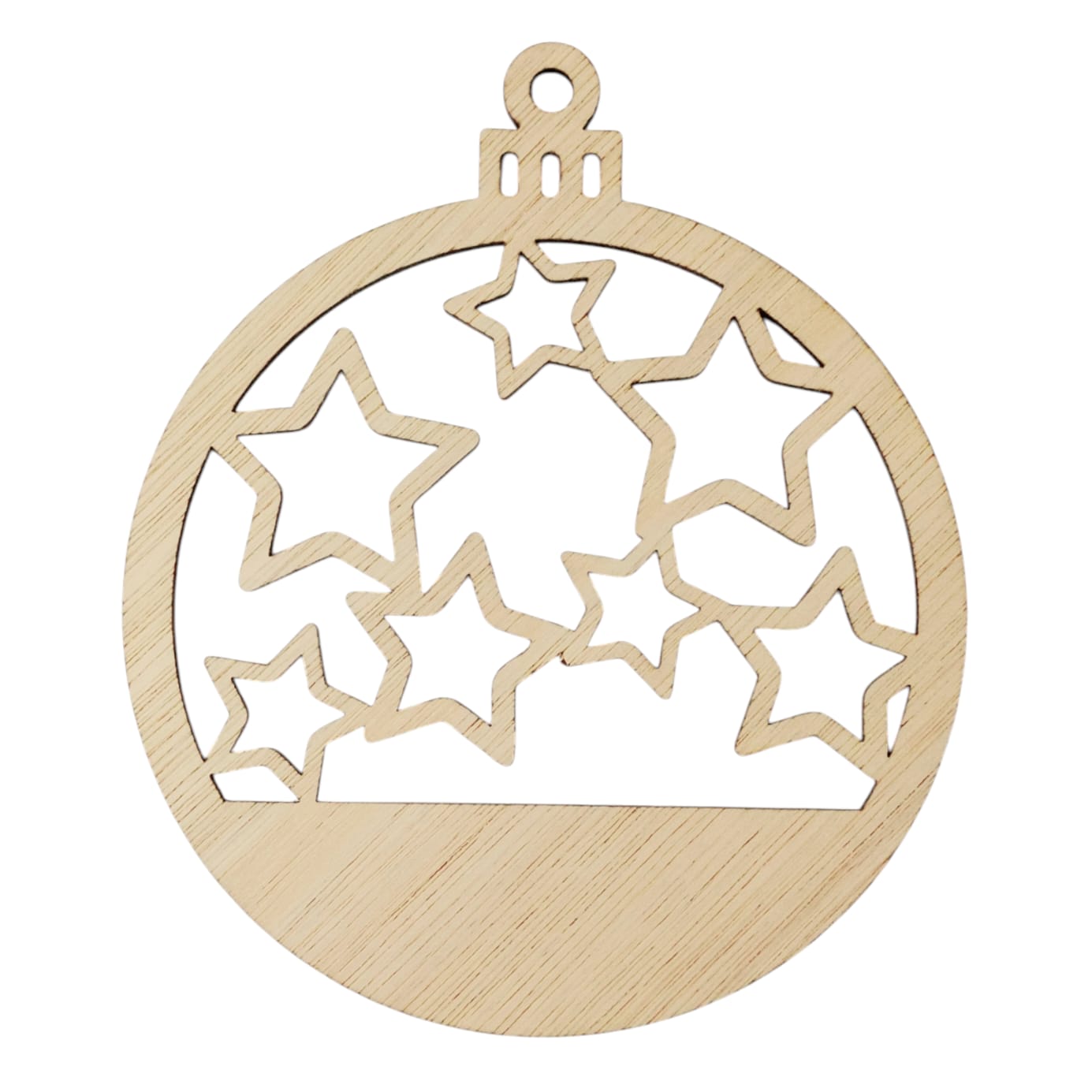 Houten kerstbal "mijn eerste kerst"