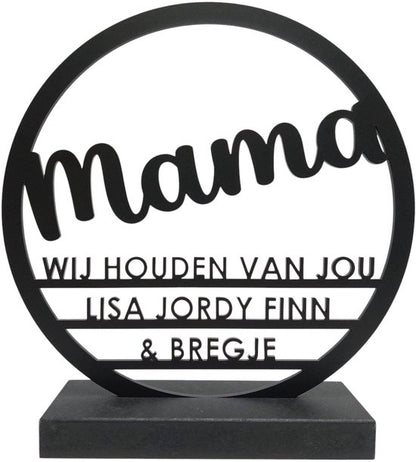 Gepersonaliseerd bord 20 cm