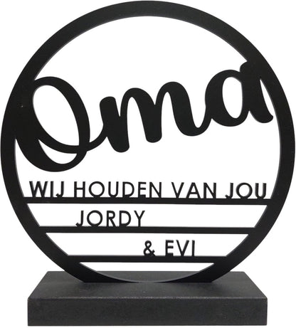 Gepersonaliseerd bord 20 cm