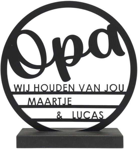 Gepersonaliseerd bord 20 cm
