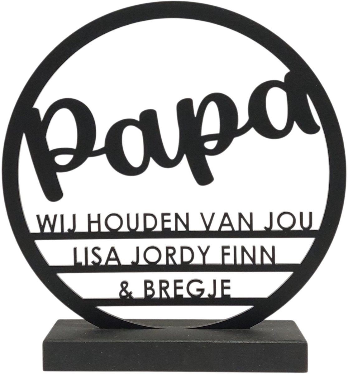 Gepersonaliseerd bord 20 cm