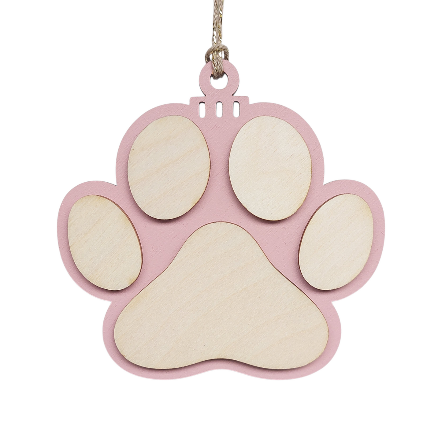 Pootje kersthanger met Naam