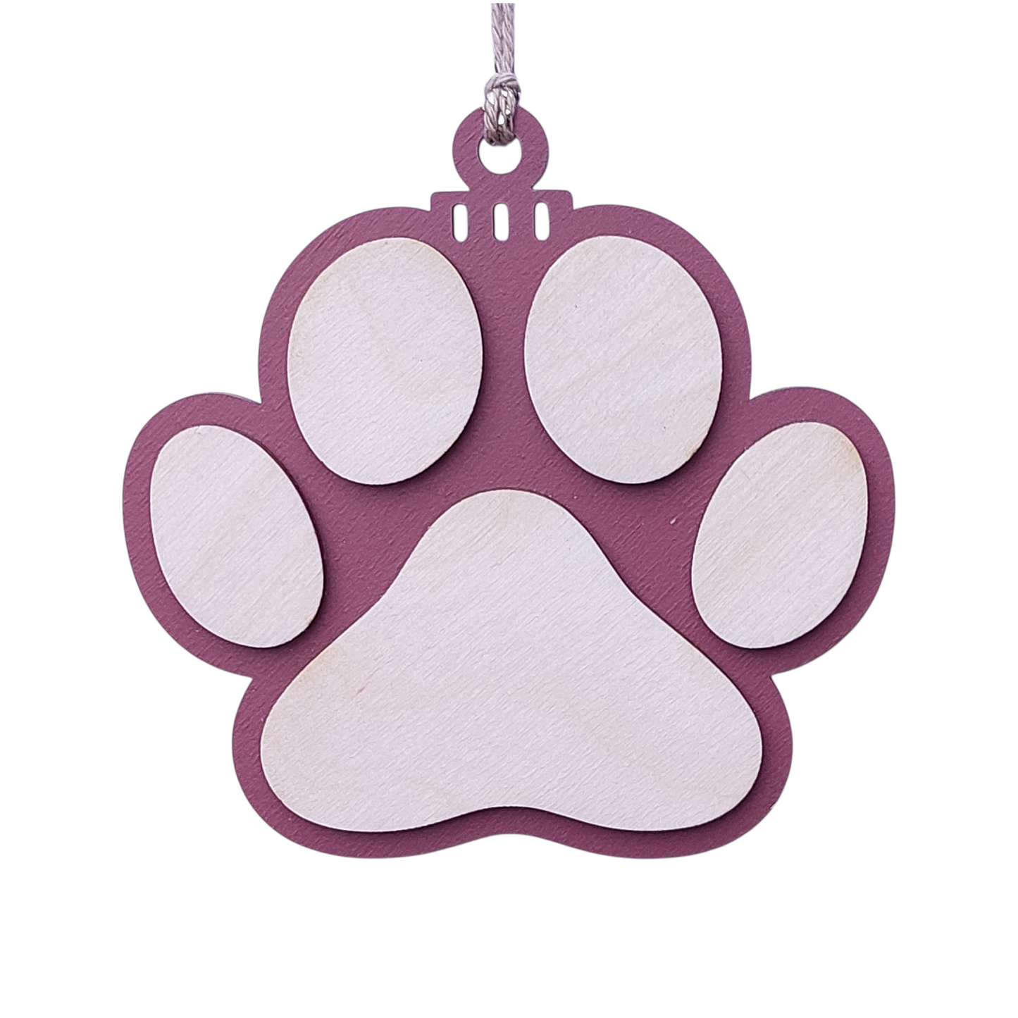 Pootje kersthanger met Naam