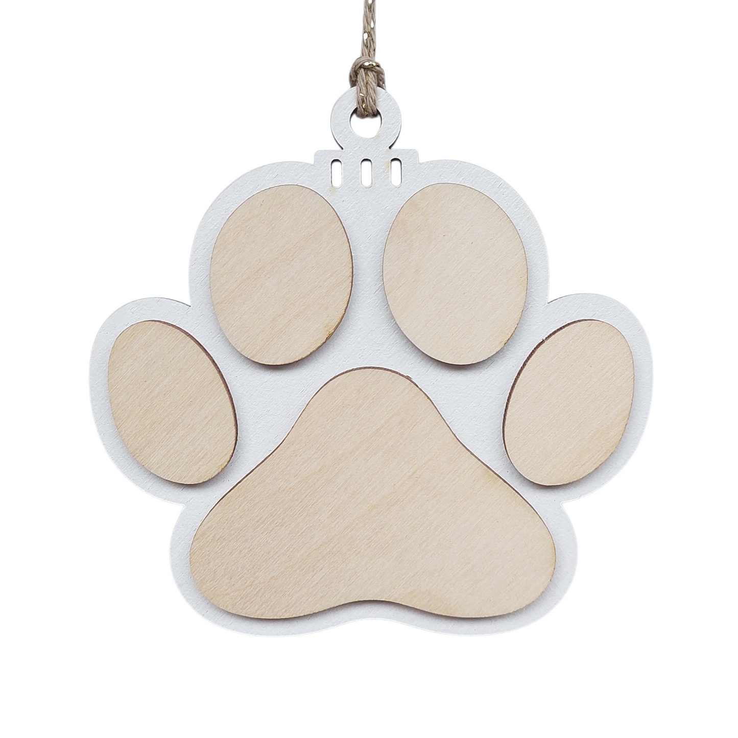 Pootje kersthanger met Naam