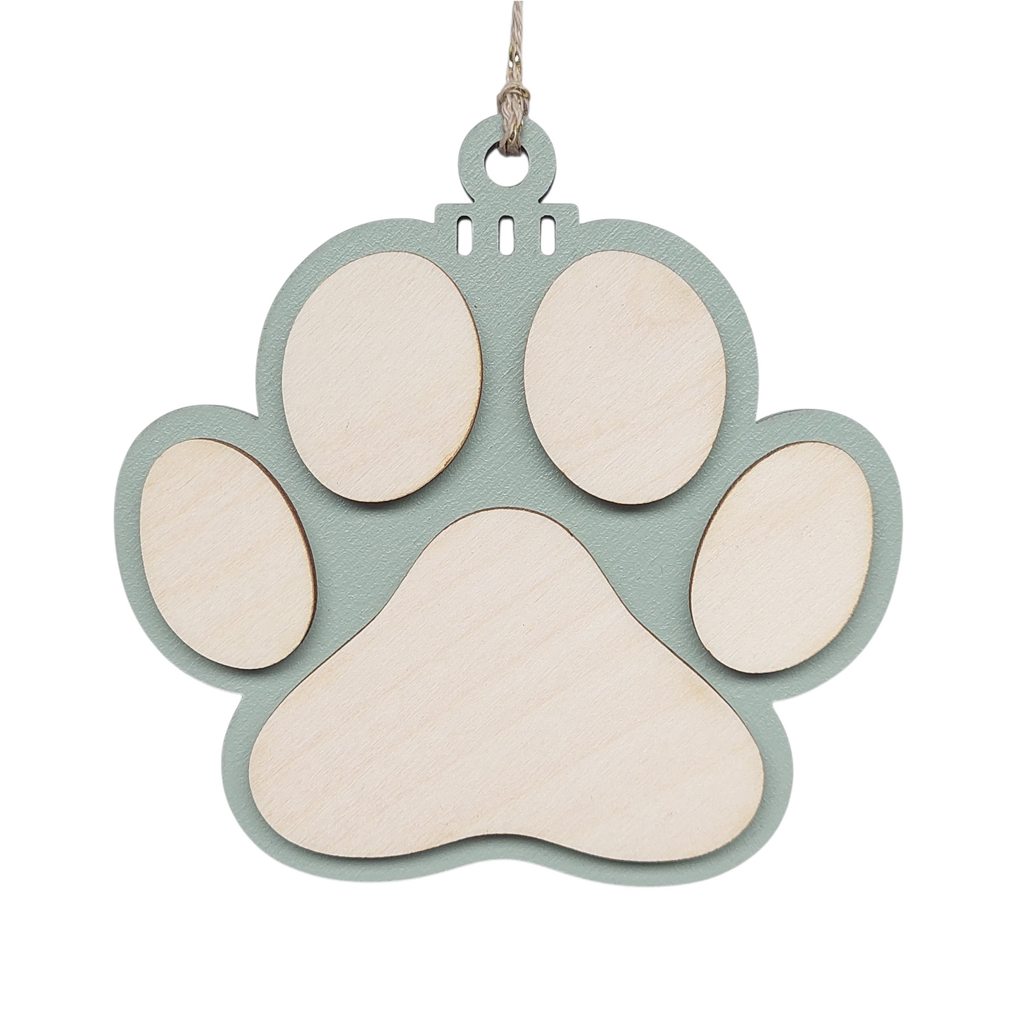 Pootje kersthanger met Naam