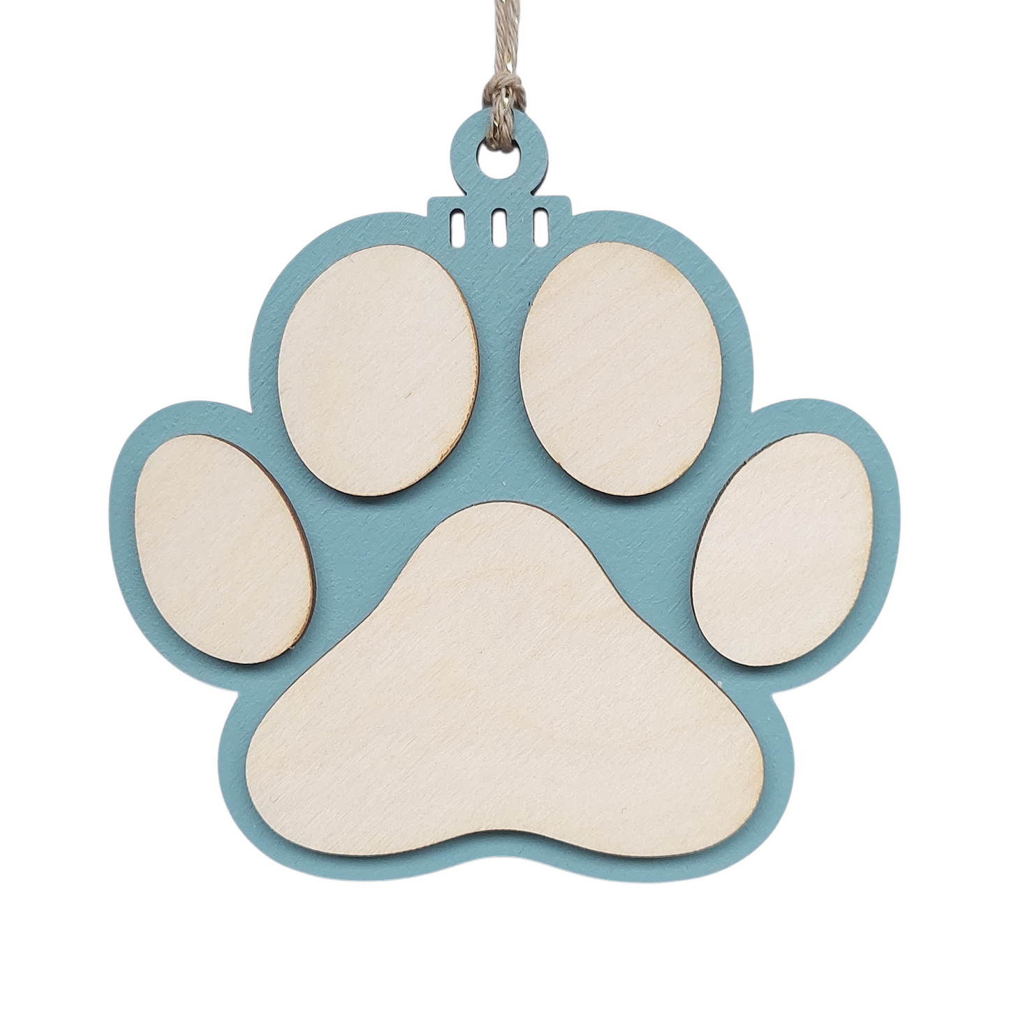 Pootje kersthanger met Naam